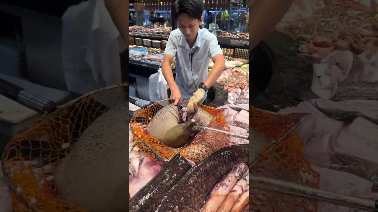 Мурена выпрыгивает мгновенно 😱