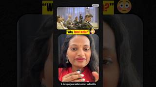 “Why Should We Trust India?” 😳 Foreign Journalist’s Question Sparks Heated Debate #trending #viral
