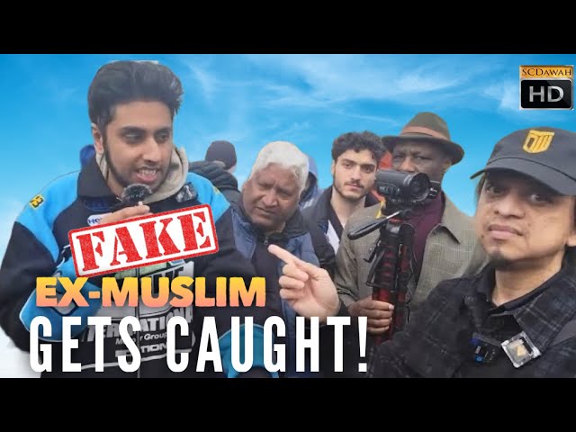 FAKE Ex-Muslim gets caught out! Mansur Vs Fake Ex Muslim | Speakers Corner | Hyde Park class=