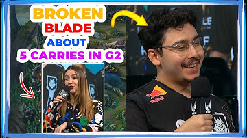G2 BrokenBlade About Having 5 CARRY Players in G2 Team