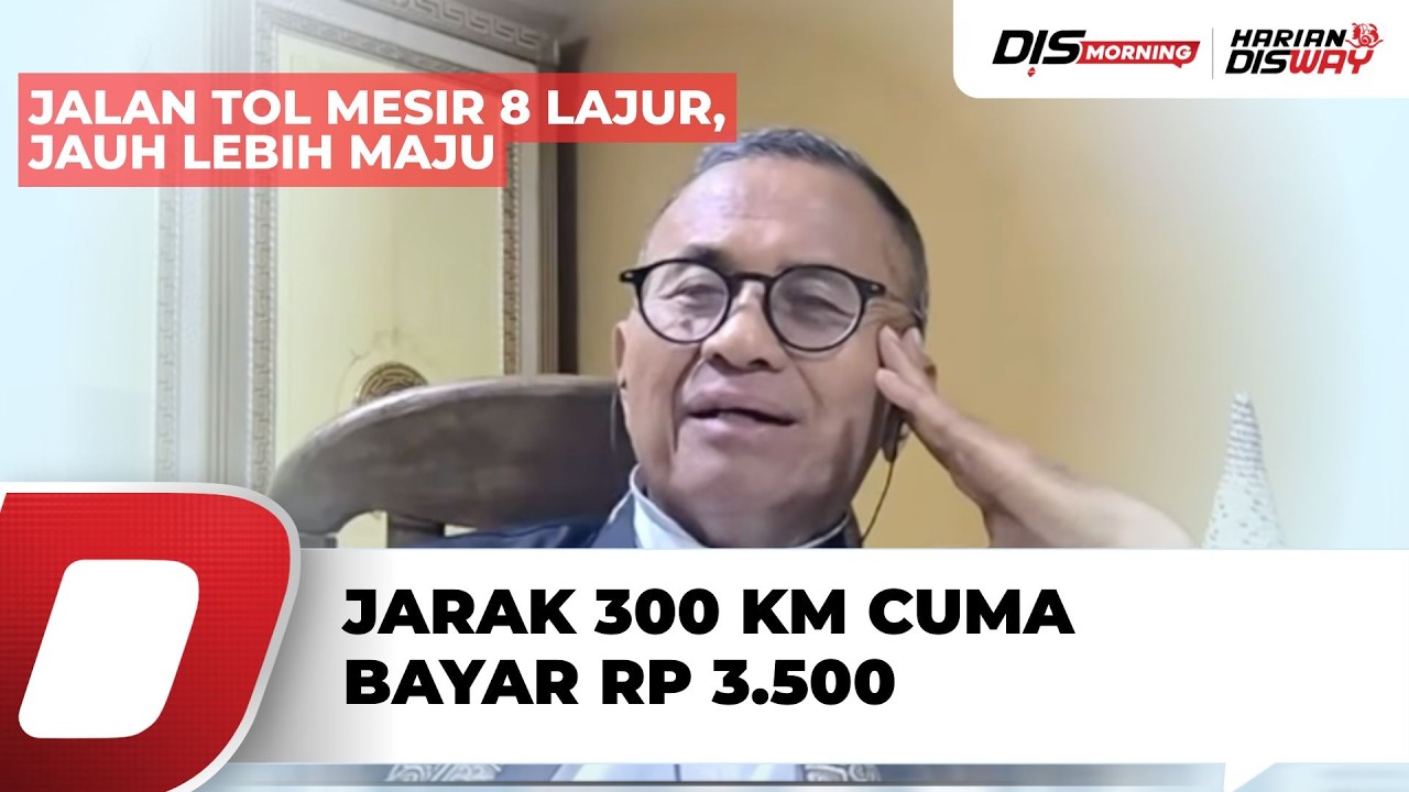 Tol di Mesir 8 lajur, Jarak 300 Km Cuma Bayar Rp 3.500 | DisMorning