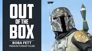 Boba Fett Premium Format Figure The Mandalorian Statue Unboxing | Out of the Box