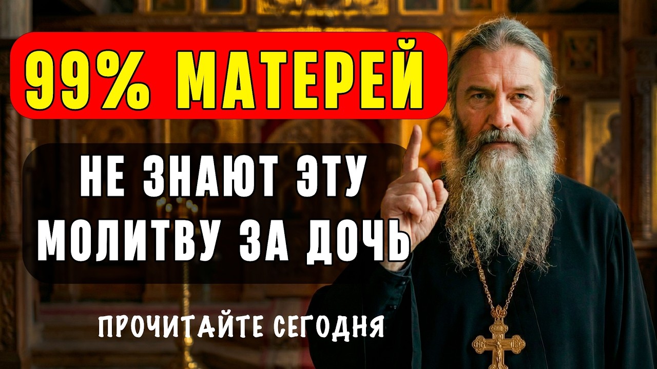 МАМЫ, прочитайте ЭТО за свою дочь — и её жизнь изменится! 99% не знают эту молитву!
