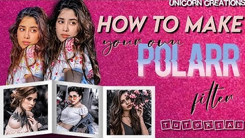 How to make your own Polarr filter!!