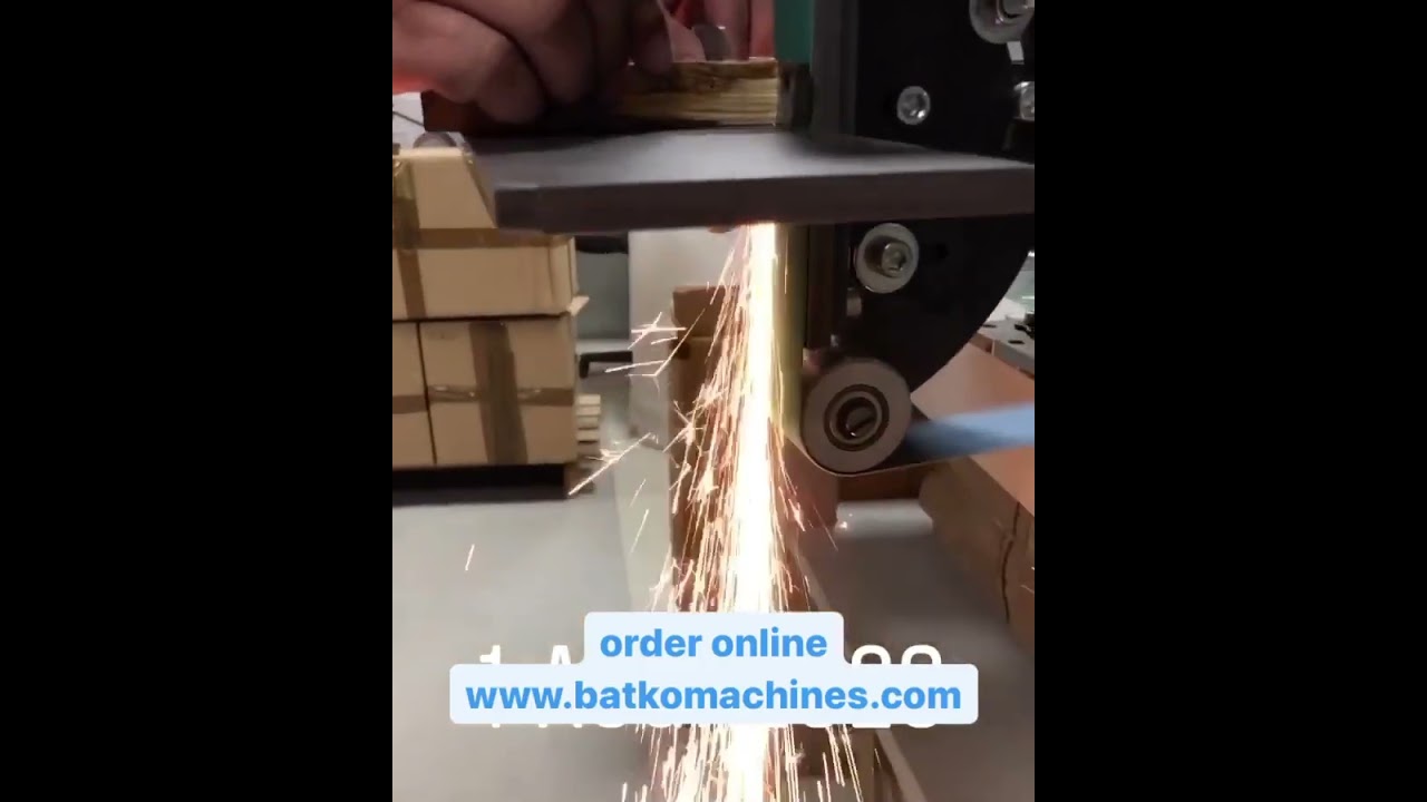 BATKO MACHINES - How does the Batko3000XL belt grinder work