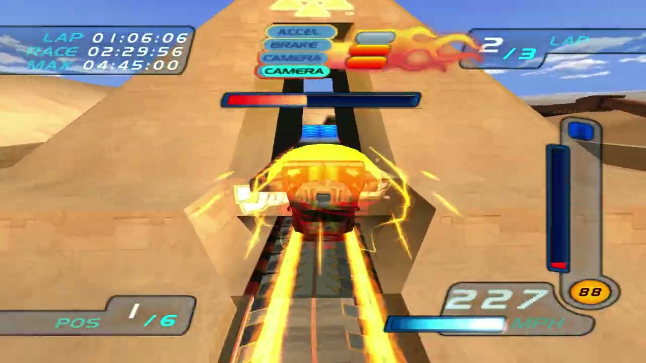 Hot Wheels World Race Rodger Dodger on Pyramid Run