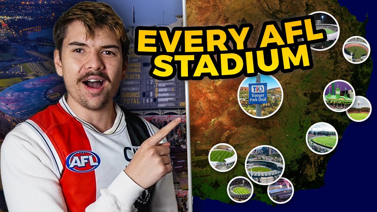 Я посетил ВСЕ стадионы AFL по всей Австралии!!