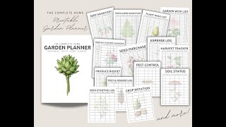 The Complete Home Garden Planner - Printable