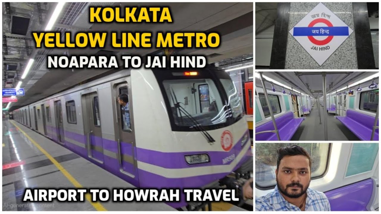 Kolkata Metro Yellow Line Guide Route Stations Ticket Fare kolkata-metro-yellow-line-guide-route-stations-ticket-fare