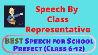 Class Prefect Winning Speech for Children | Class Representative Speech | Student Election Speech |
