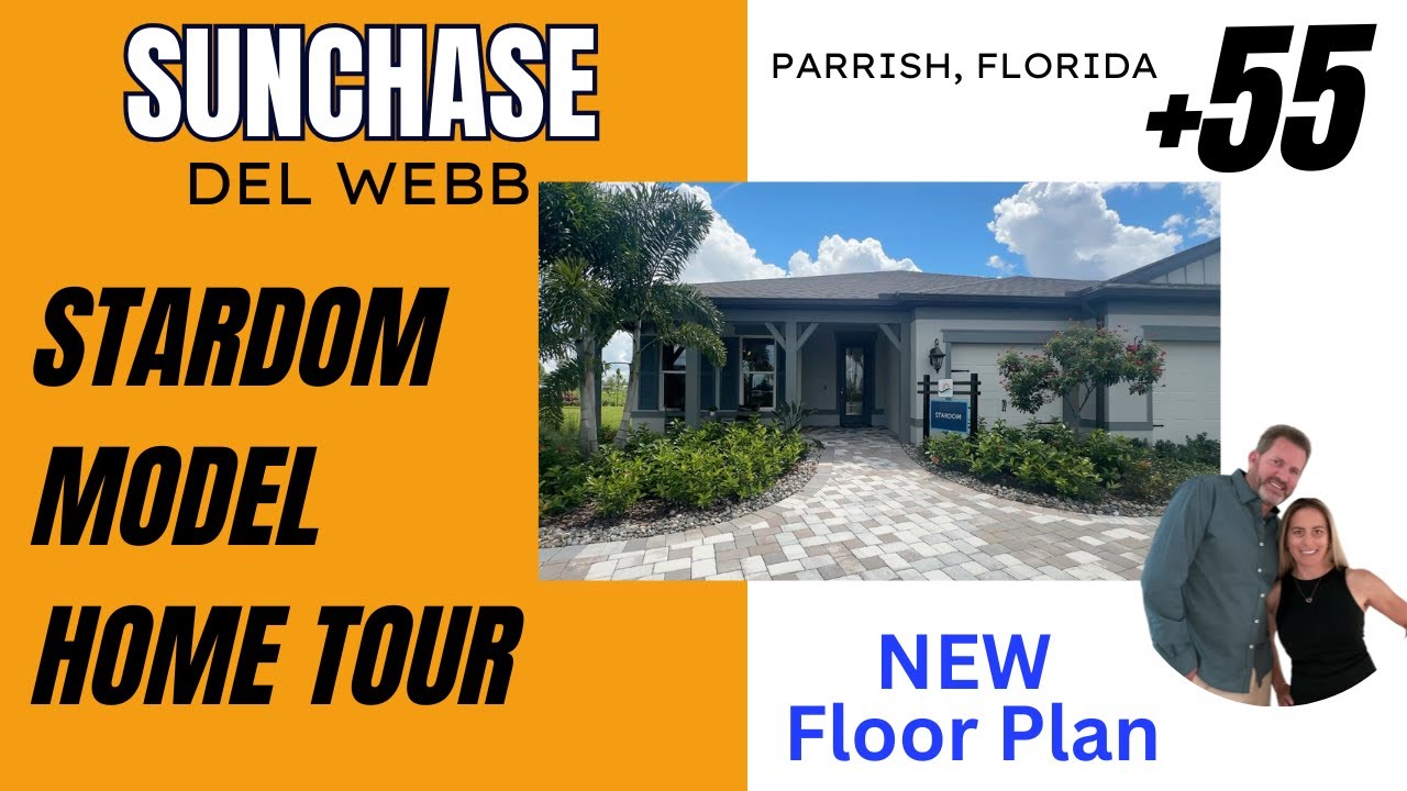 Stardom Floor Plan Tour | Del Webb Sunchase Parrish FL 55+ New Construction Homes