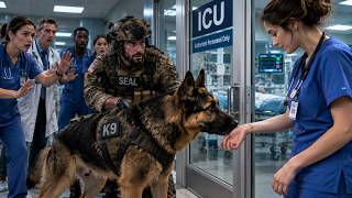 The Military K9 Stopped Every Nurse—Until He Smelled Her Wrist Scar and Recognized Her