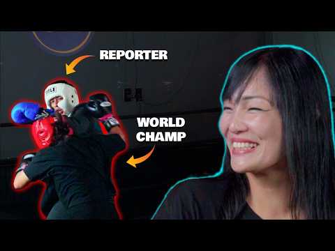 Reporter Fights Women's World Boxing Champ