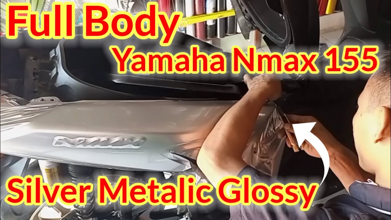 Skotlet Nmax Full Body Silver metalic glossy. 