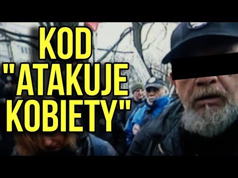Filigranowa Kobieta Zaatakowana i Zwyzywana przez KOD Obywatele RP Ochroniarz Komorowski Michnik