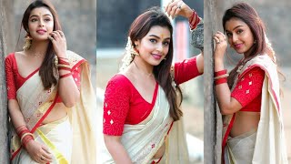 Mokksha Latest Hot Saree Images Collections 2024 Actresses Hot Vertical Close Up Video