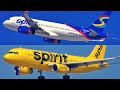 Spirit Airlines OLD & NEW Livery | LAX Plane Spotting