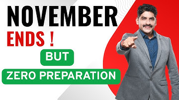 November Ends ! But Zero Preparation | Sahyadri Tutorials | Mahesh Sir