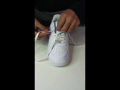 ⚠️HOW TO LACE Nike AIR FORCE 1(Loosely Style)⚠️ - YouTube