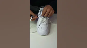 HOW TO LACE Nike AIR FORCE 1 Loosely Style 