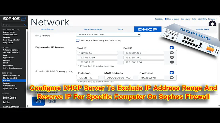 How to Configure DHCP Server and Exclude IP Address Range And Reserve IP on Sophos Firewall