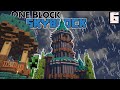 Villager DEATH Tower!! | Minecraft ONE BLOCK Skyblock Let's Play | Ep. 6