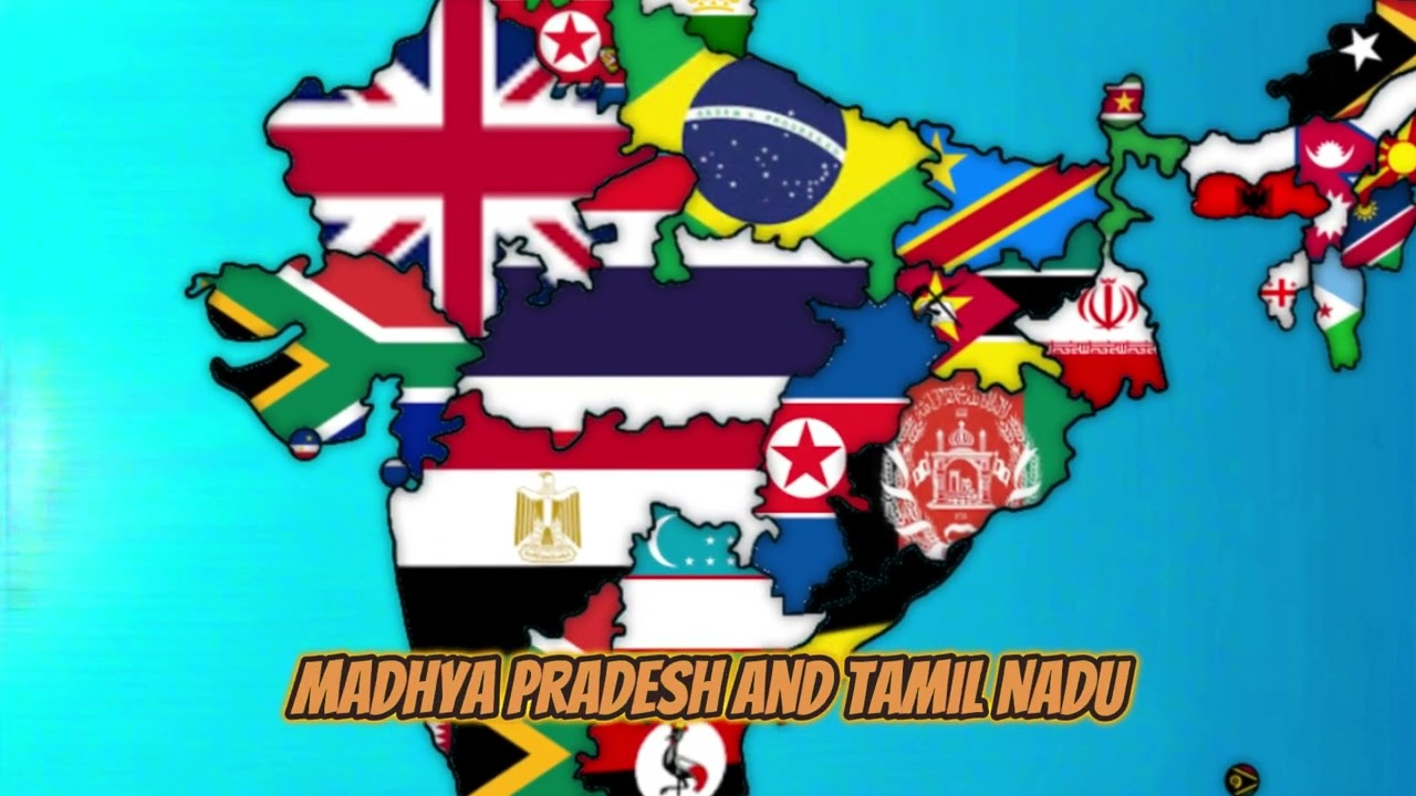 Indian States Similar To COUNTRIES by POPULATION (FULL VIDEO)