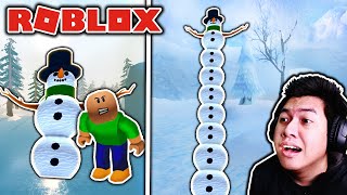 คุณครูสร้างตุ๊กตาหิมะสูงเท่าตึก! (Roblox)