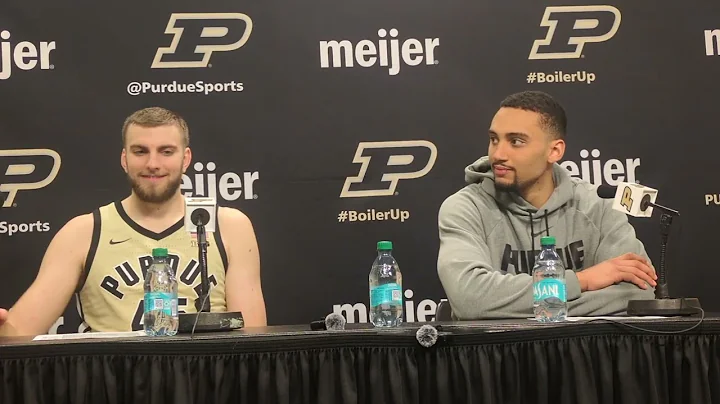 Purdue press conference: Oscar Cluff and Trey Kaufman-Renn talk basketball win over Minnesota