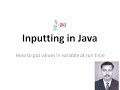 Inputting in Java using Scanner class in Hindi