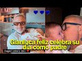 Gianluca Vacchi celebra el día del padre en compañía de Sharon Fonseca y su princesita Blu