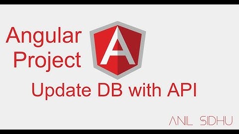 Angular project #11 Update restaurant DB with API