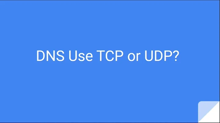 DNS use TCP or UDP
