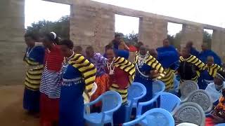 Maasai choir.
