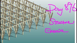 Revit Exercise (Day 896) - Timber Structure Exercise