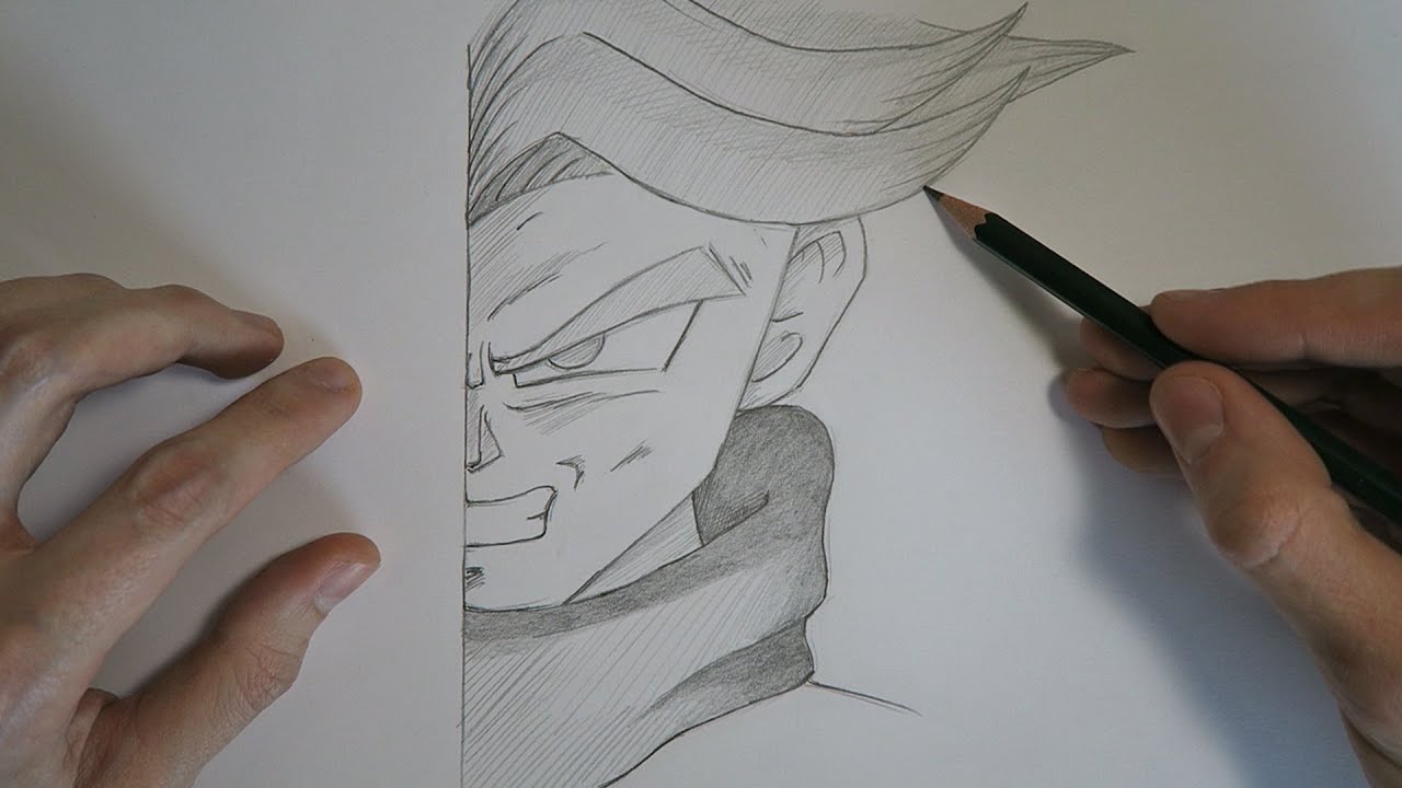 Dibujando a Trunks SSJ Furioso//Drawing Trunks SSJ Rage - DBS