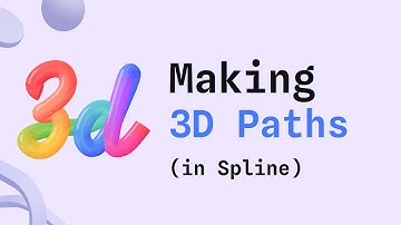 How to create 3D paths in Spline