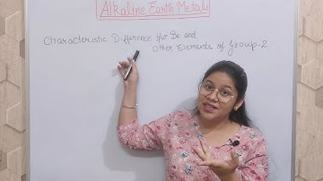 Anomalous Behavior Of Berilium & Diagonal Relationship | L-6 | S-Block Elements |  B.Sc Inorganic