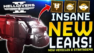 Helldivers 2 NEW LEAKS LOOK INSANE! - New Vehicles & Stratagems! - Xbox Port? & New BIG Missions