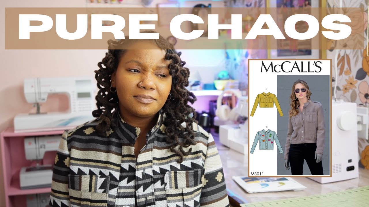 Завершение швейного сезона 2025 года полным хаосом (и потрясающим 🔥) | McCall’s 8011