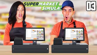 TENEMOS UNA SEGUNDA CAJA REGISTRADORA Y EL PRIMER EMPLEADO ! SUPERMARKET SIMULATOR #3