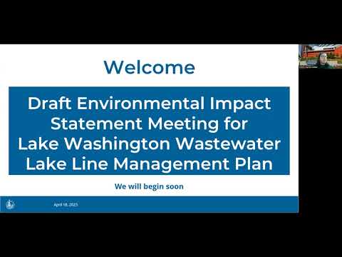 Draft Environmental Impact Statement Public Meeting Recording