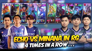 WHEN ECHO MET MINANA in RG 4x in a ROW, TOP 8 SECURED ECHO!? . . . 😮