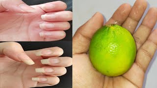 How to grow your nails faster and longer overnight with Lemon