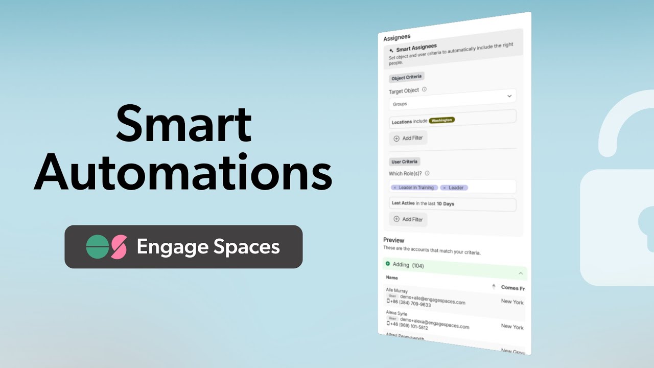Smart Automations with Engage Spaces - YouTube