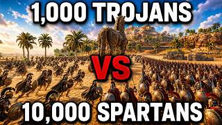 1,000 Trojans vs 10,000 Spartans – Who Will Win | UEBS 2