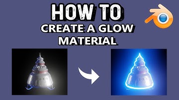 HOW TO CREATE A GLOW MATERIAL | Blender | EEVEE