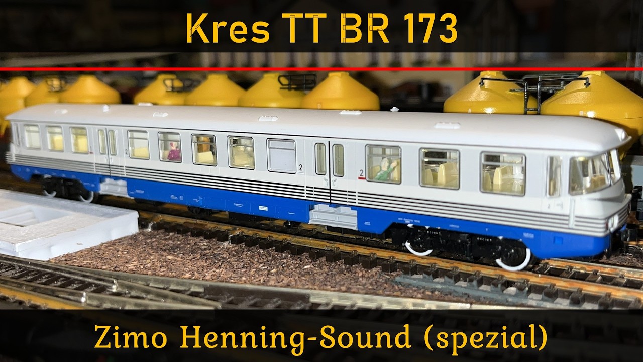 109# TT Kres BR 173 Schienenbus 173 002-7 mit Henning Sound (spezial)