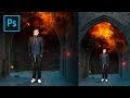 Fantasy gate photoshop manipulation tutorial