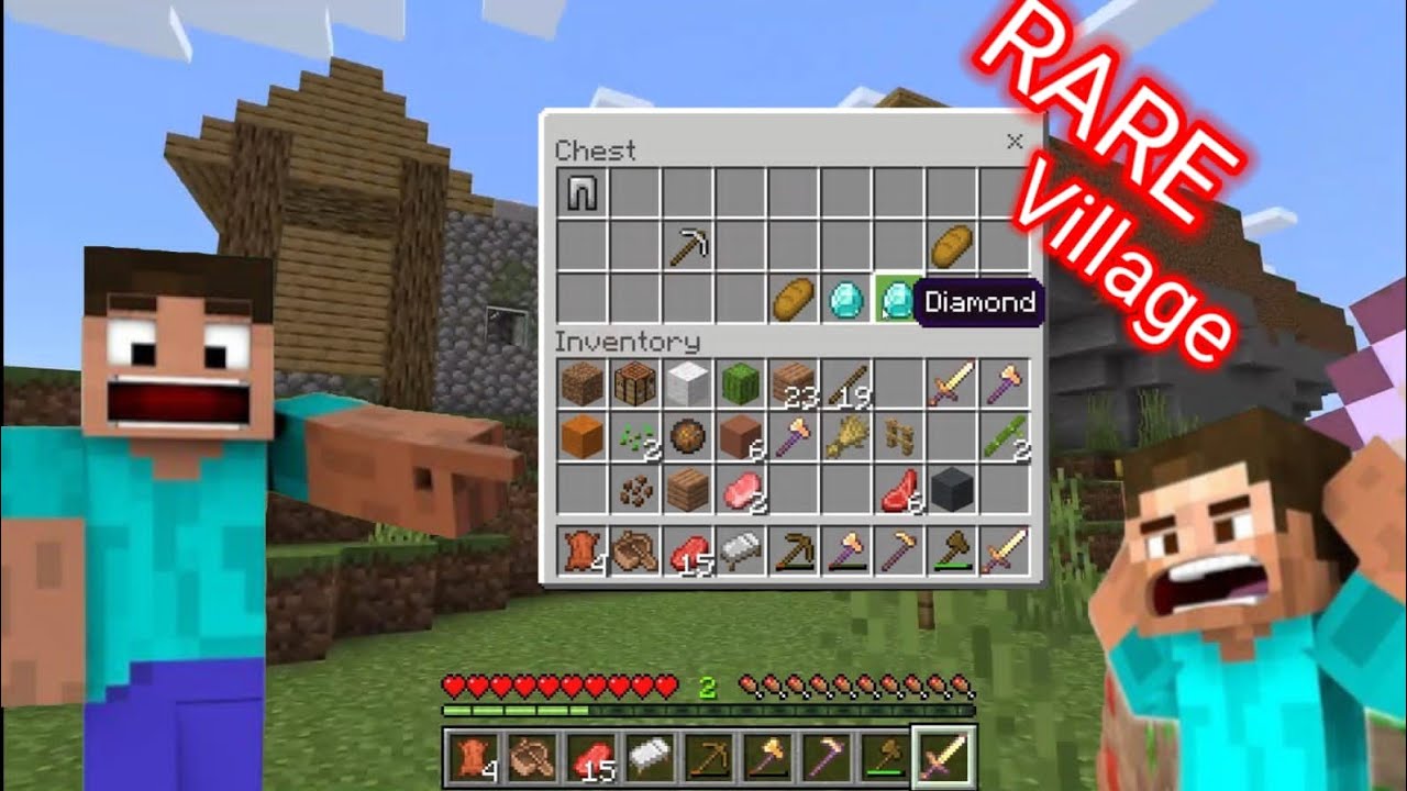 I found a Epic Village in Minecraft - YouTube
